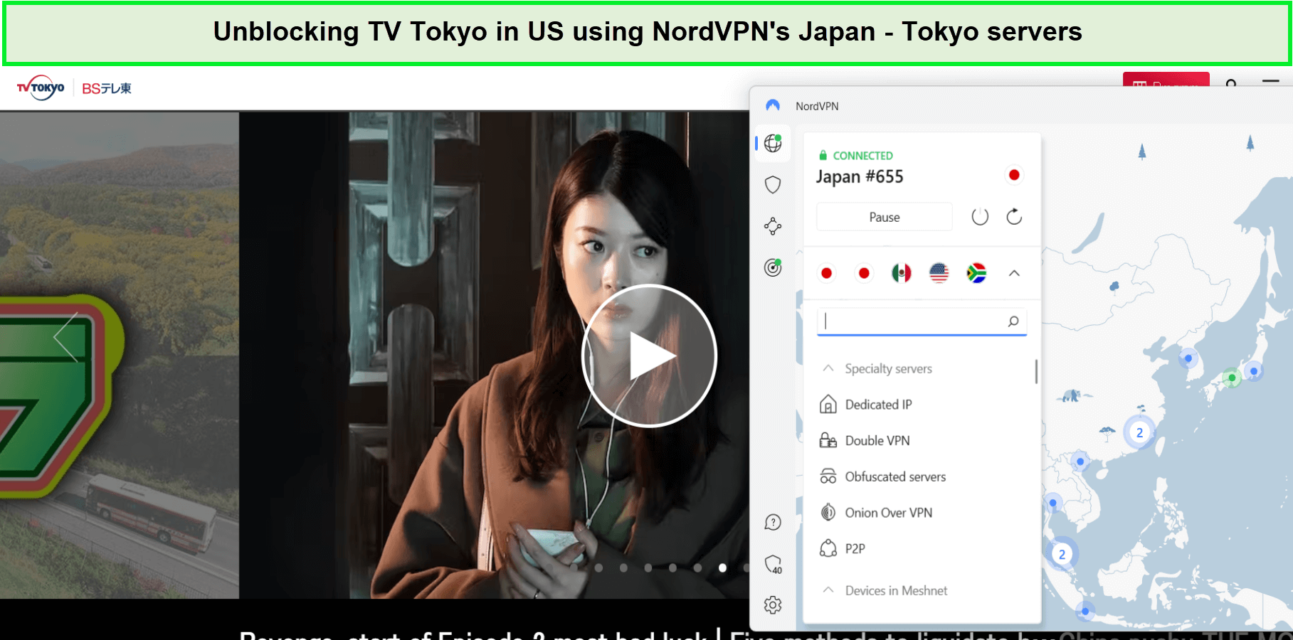 unblocking-tv-tokyo-using-nordvpn