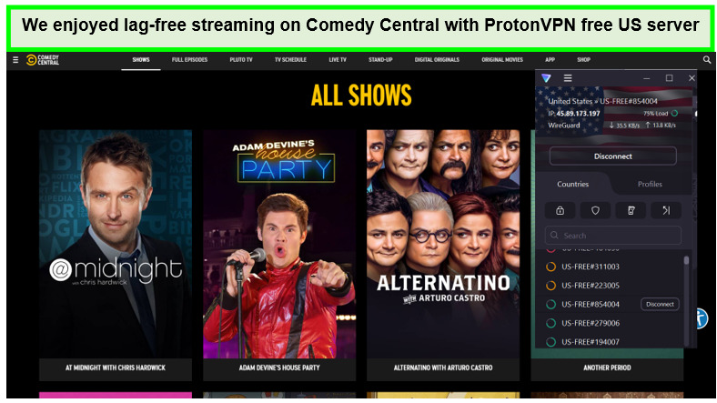 watch-comedy-central-with-protonvpn