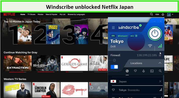 windscribe-unblock-netflix-japan-in-Australia
