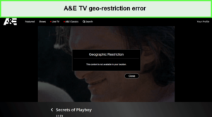 A&E-TV-geo-restriction-error-in-australia