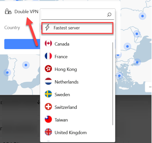 Fastest-servers-for-NordVPN-servers