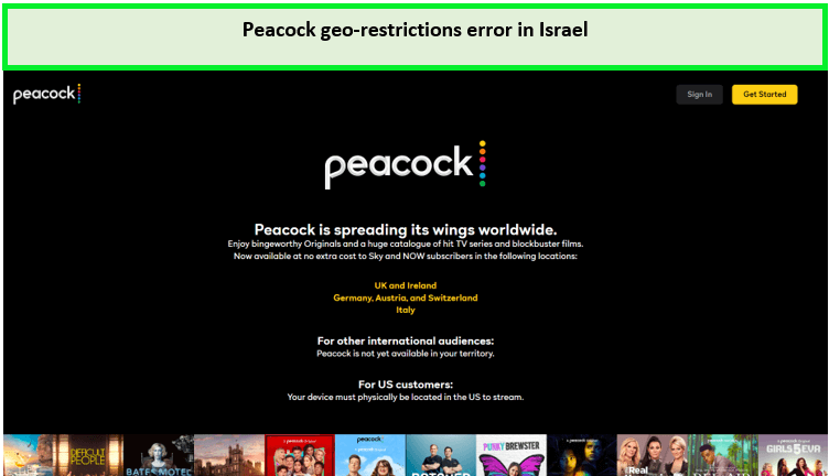 Peacock-geo-restriction-error-in-Israel 
