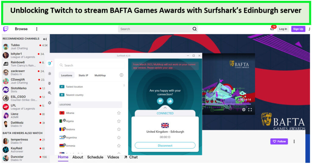 Stream-BAFTA-Games-awards-with-Surfshark-in-Japan