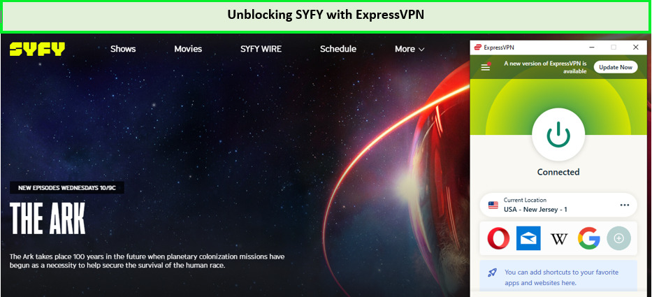 Unblocking Syfy with ExpressVPN