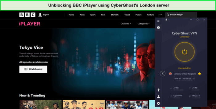 cyberghost-unblocked-bbc-iplayer-in-Australia