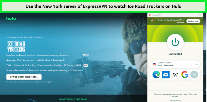 expressvpn-unblock-ice-road-truckers-on-hulu-in-South Korea