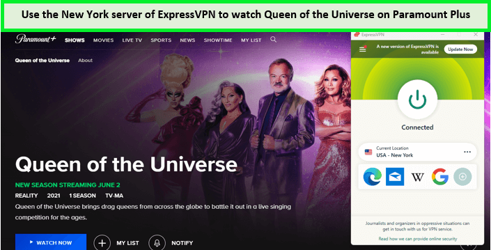 expressvpn-unblock-queen-of-the-universe-on-paramount-plus-in-Australia