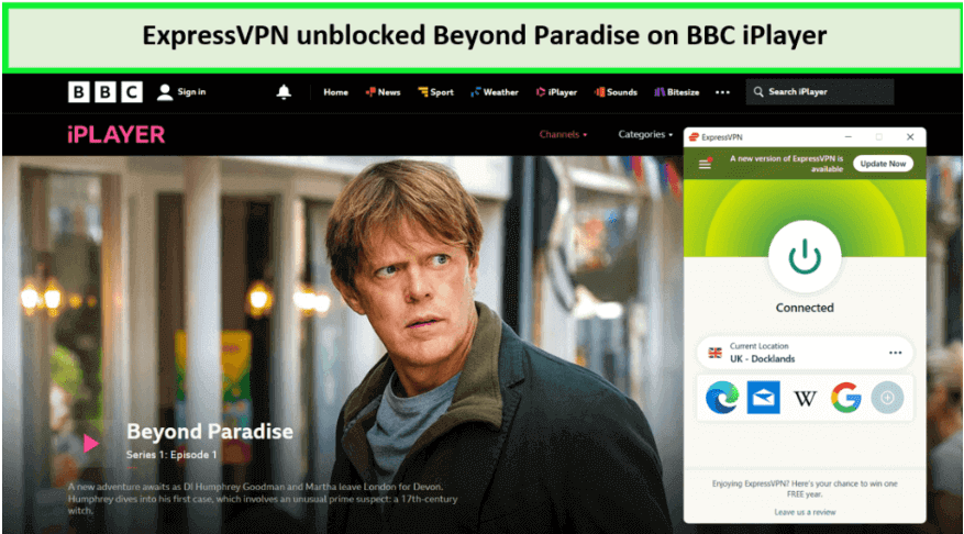 expressvpn-unblocked-beyond-paradise-on-bbc-iplayer-outside-UK