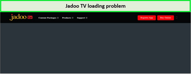 jadoo tv loading problem