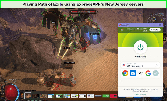 play-path-of-exile-with-expressvpn-in-South Korea