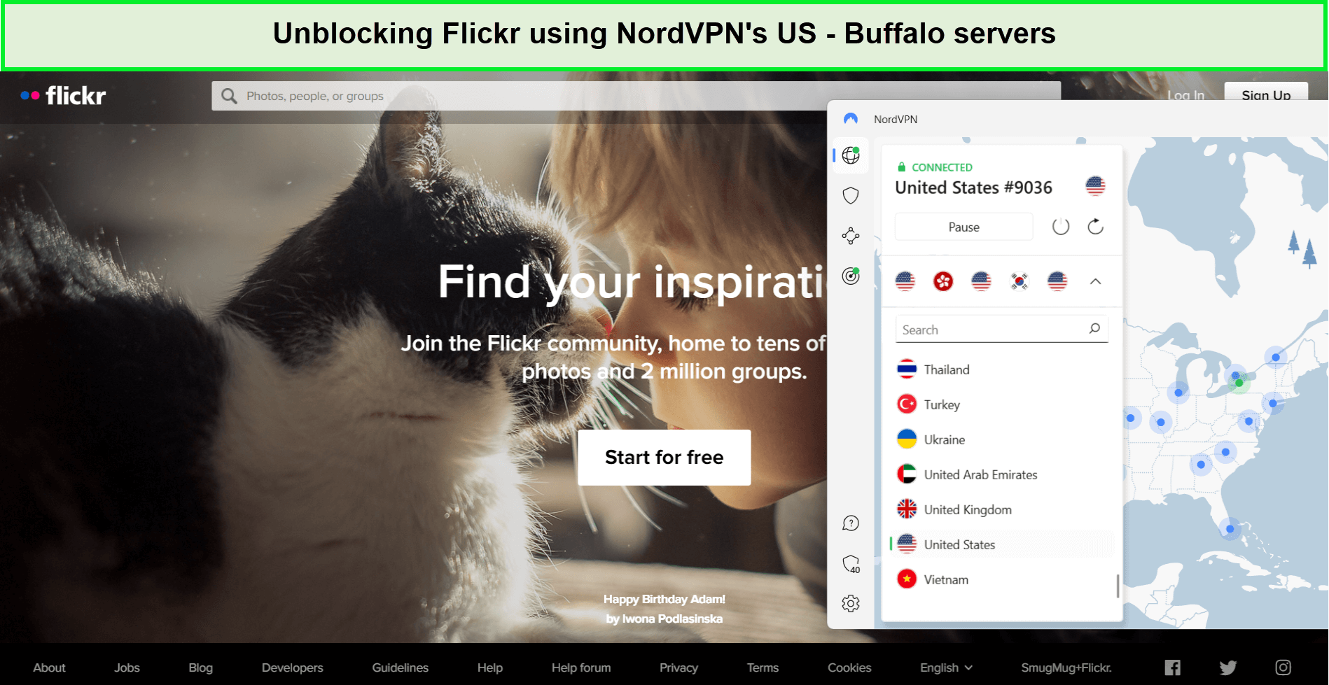 unblocking-flickr-using-nordvpn