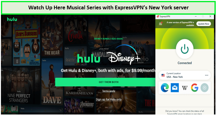 watch-up-here-musical-series-on-hulu-outside-usa-with-expressvpn