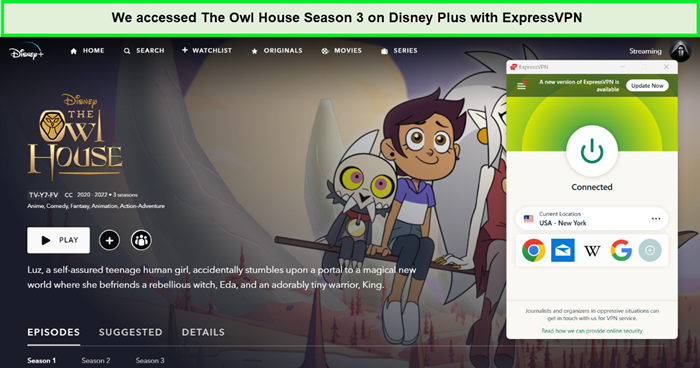 Watch The Owl House Season 3 in Hong Kong on Disney+