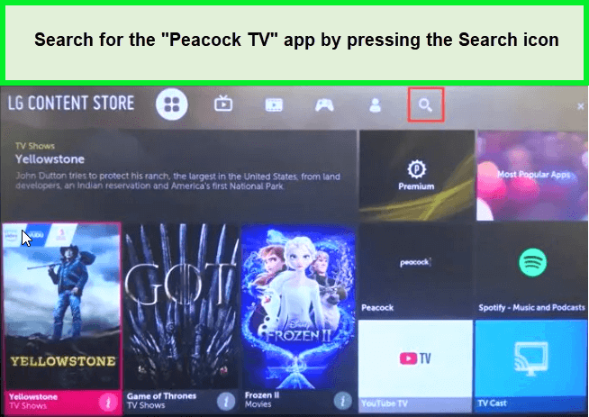 Peacock-on-LG-Smart-TV