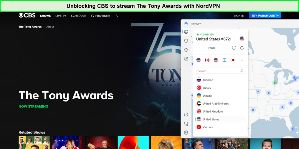 Streaming-tony-awards-with-nordvpn