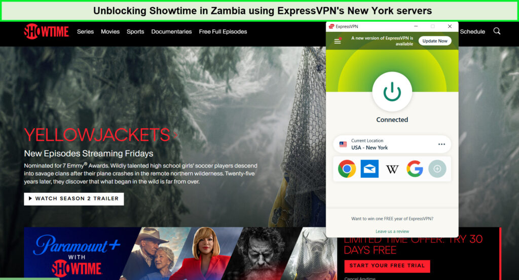 Unblocking-showtime-in-Zambia-with-Expressvpn