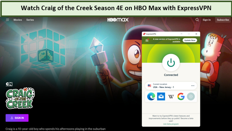 With-ExpressVPN-Watch-Craig-of-the-Creek-Season-4E-on-HBO-Max-in-Japan