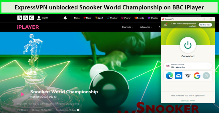 expressvpn-unblocked-snooker-world-championship-on-bbc-iplayer
