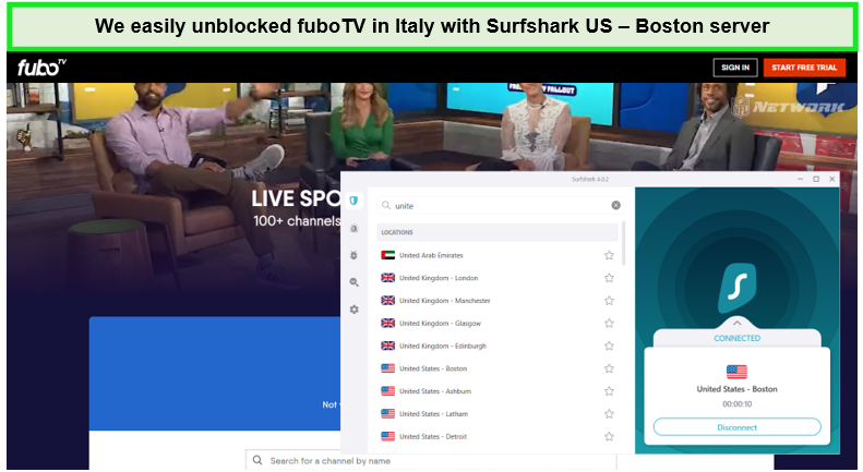 fubo-tv-in-italy-with-surfshark