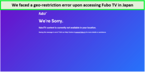 Fubo-TV-geo-restriction-in-Japan