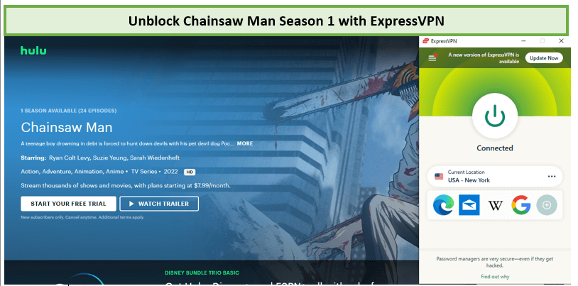 Unblock-Chainsaw-Man-Season-1-with-ExpressVPN-in-Italy