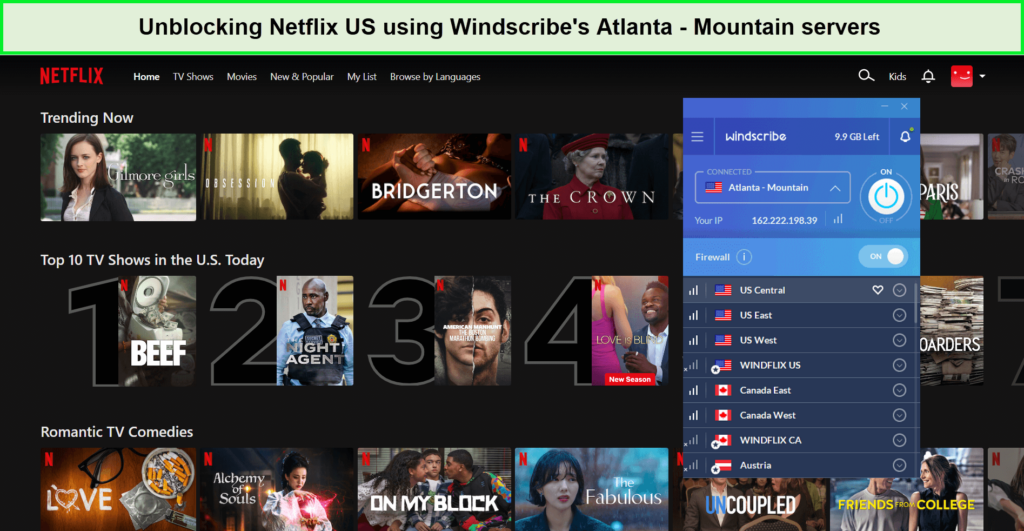 unblocking-netflix-us-with-windscribe-in-South Korea