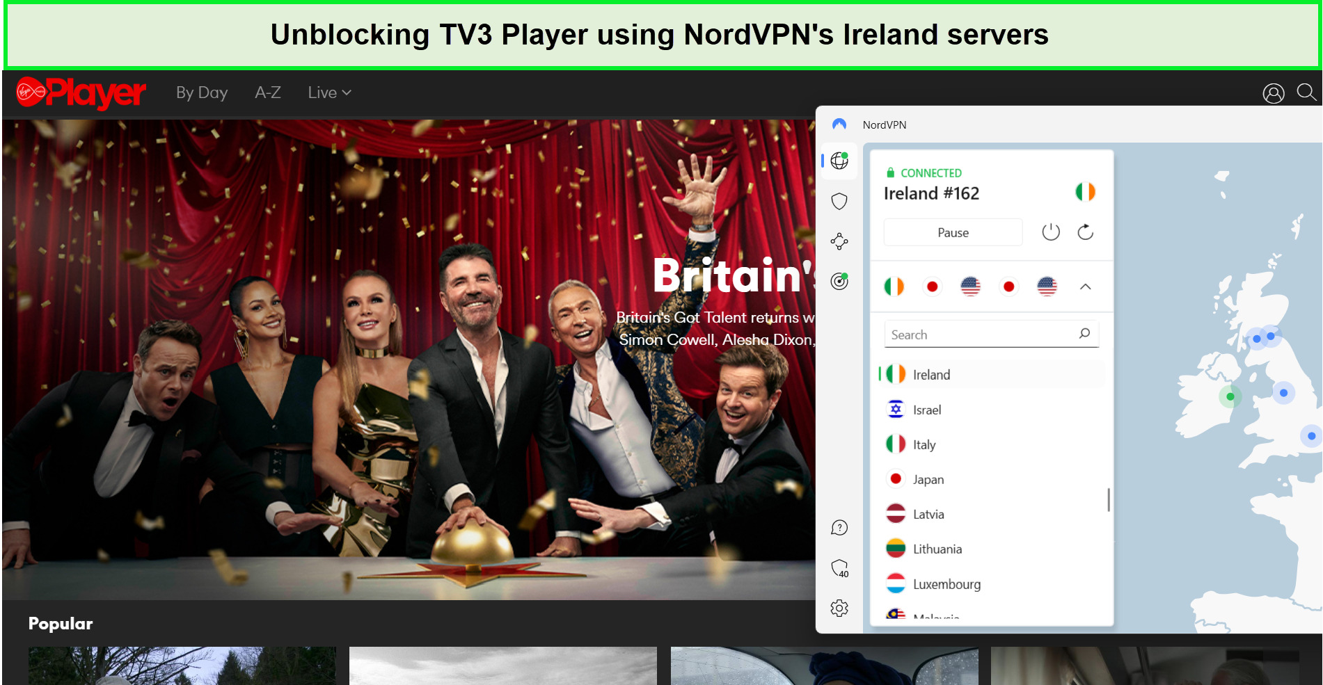 unblocking-tv3-using-nordvpn-ie-servers-in-UAE