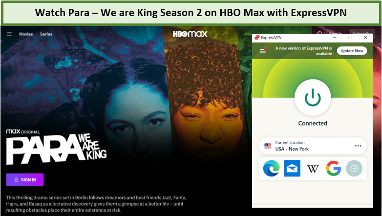 watch-para-we-are-king-season-2-on-hbo-max-in-France-with-expressvpn