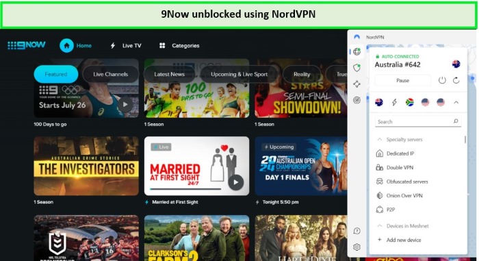 watch-9now-with-nordvpn-in-Italy