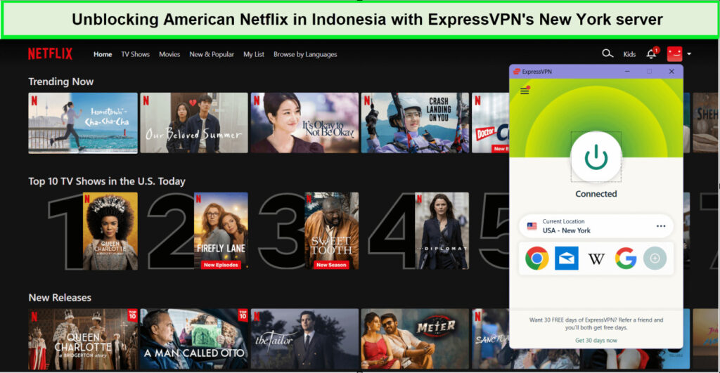 American-Netflix-in-Indonesia-with-expressvpn