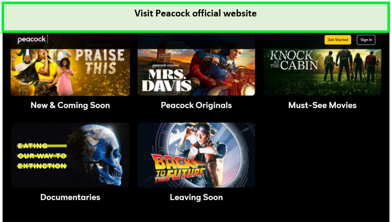  visitez le site officiel de peacock en france. 