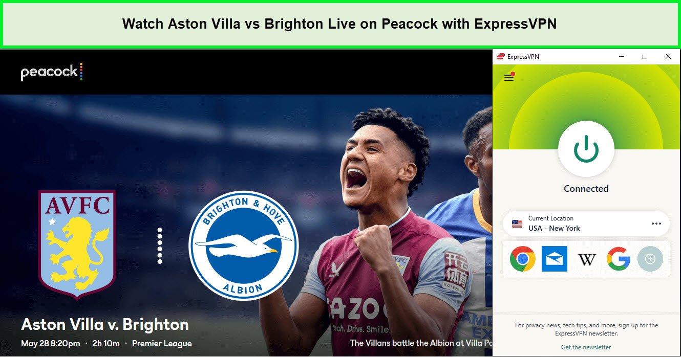 Watch-Aston-Villa-vs-Brighton-Live-in-India-on-Peacock-with-ExpressVPN