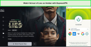 With ExpressVPN, you can watch School Of Lies  !