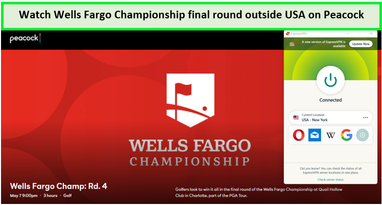 Watch-Wells-Fargo-Championship-final-round-outside-USA-on-Peacock