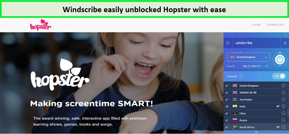 windscribe-unblocked-hopster-in-USA
