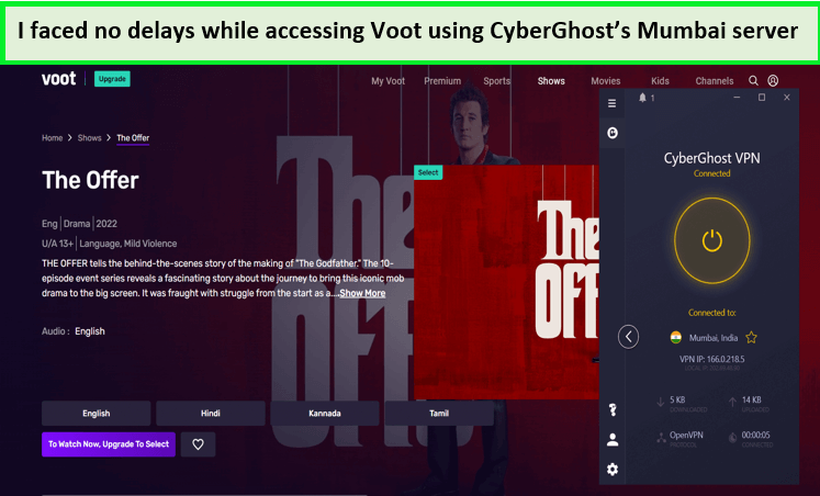 cyberghost-unblocked-voot-in-Netherlands