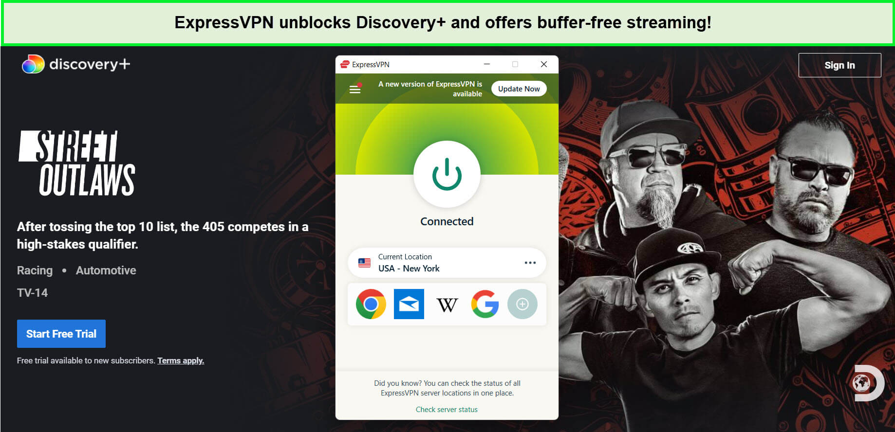 expressvpn-unblocks-street-outlaws-locals-only-on-discovery-plus-in-Japan