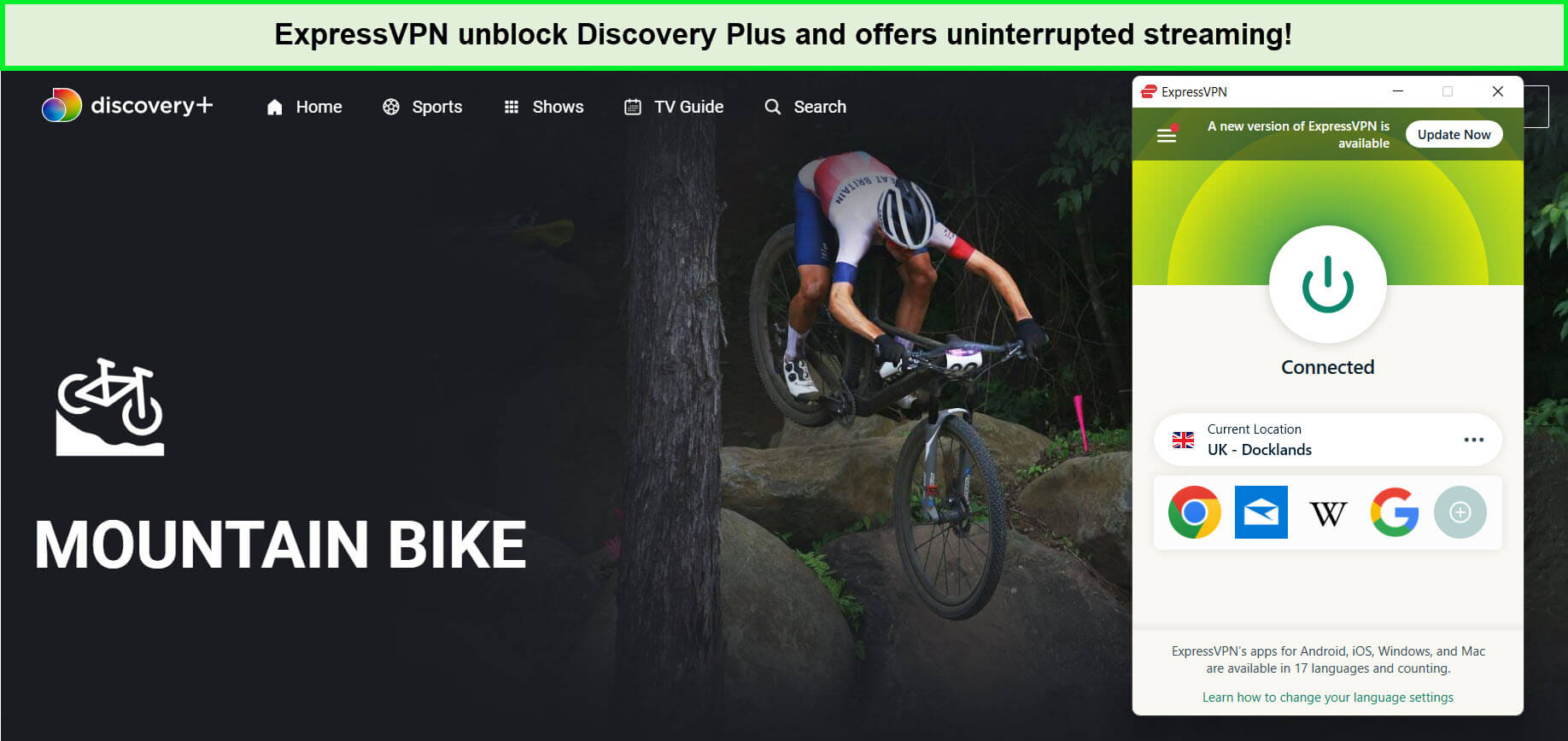 expressvpn-unblocks-uci-mountain-bike-world-series-in-Germany-on-discovery-plus