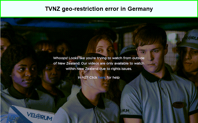  TVNZ-Geo-Einschränkungsfehler in Deutschland 