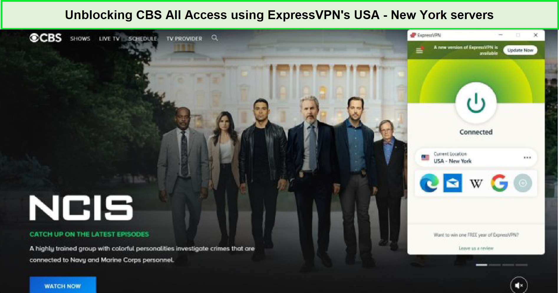 unblocking-cbs-all-access-in-India-expressvpn