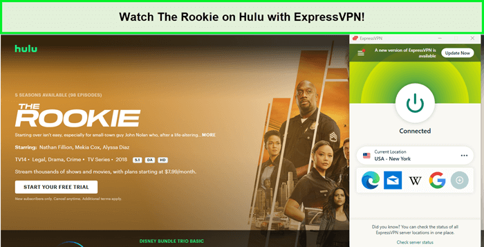 watch-The-Rookie-Season-5-online-in-South Korea-on-Hulu-with-expressvpn