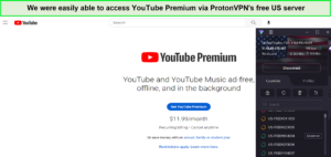 youtube-premium-unblock-protonVPN-in-France