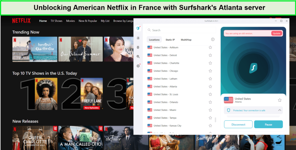 American-netflix-in-France-with-surfshark