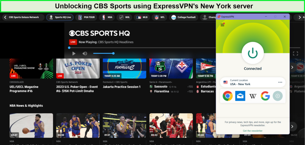 Expressvpn-unblocking-CBS-sport-in-Italy