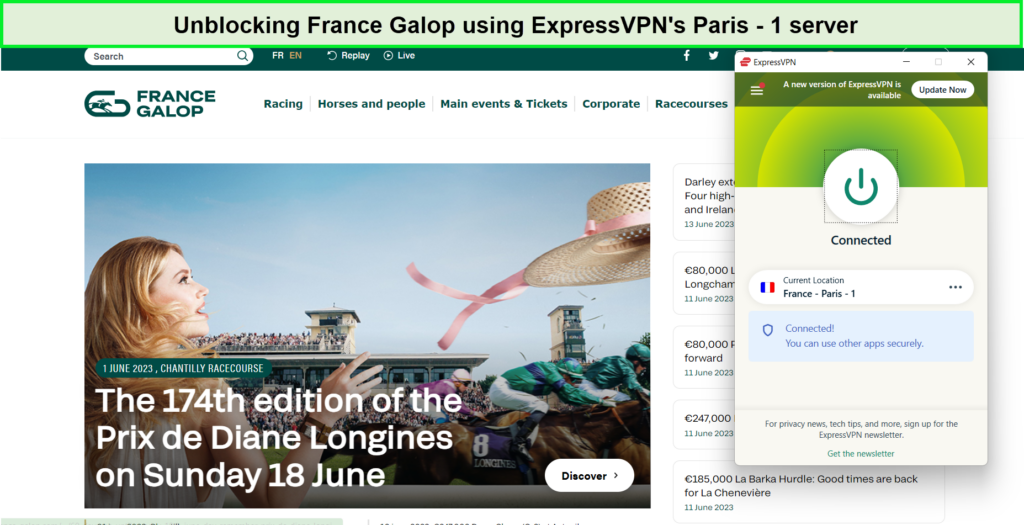 France-galop-in-Spain-with-expressvpn