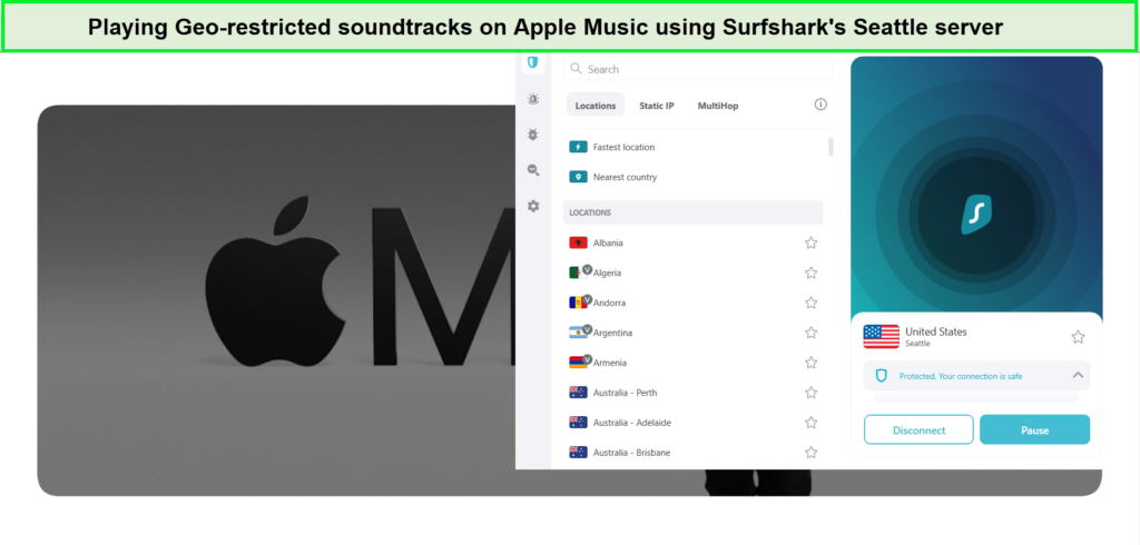  Surfshark und Apple Music in - Deutschland 