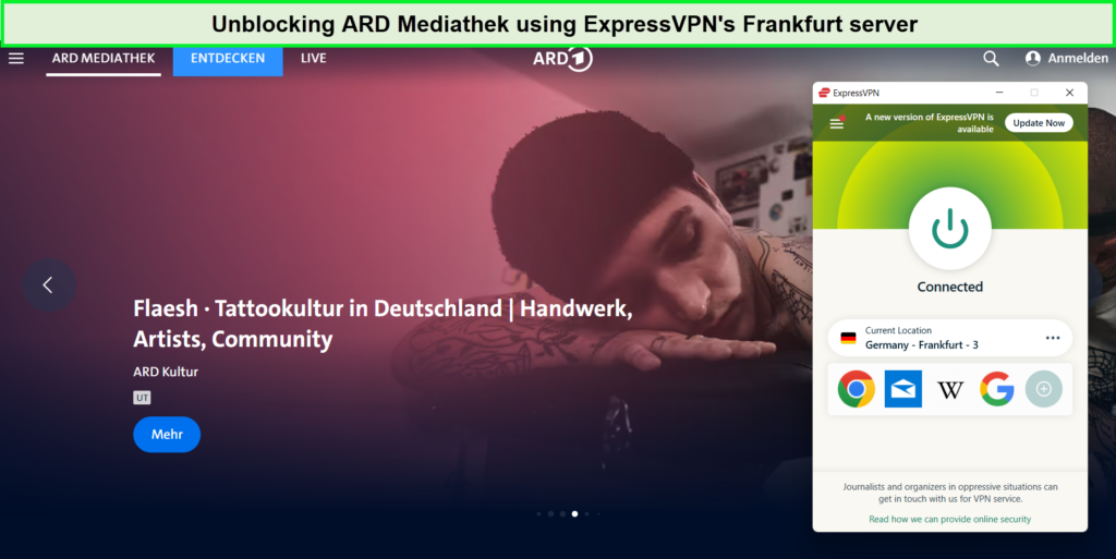 Unblocking-ard-mediathek-with-expressvpn-outside-Germany