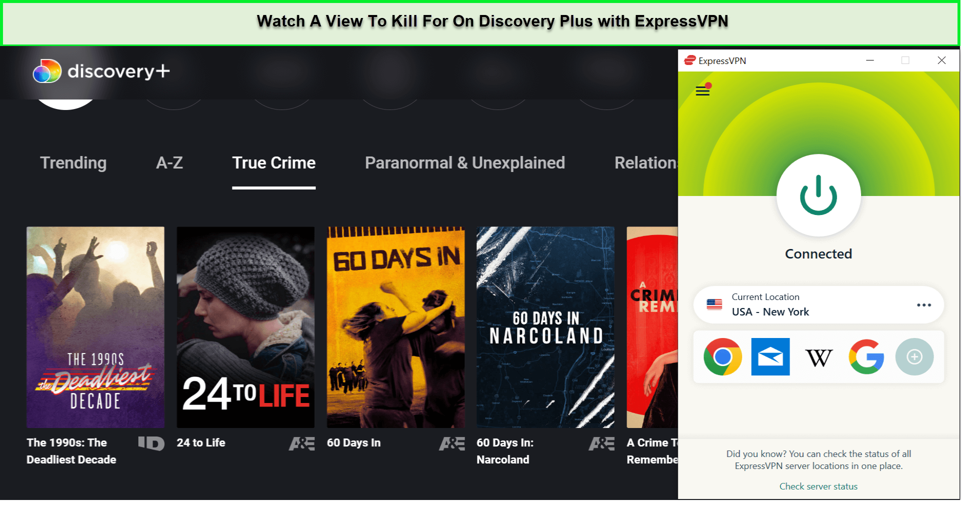 Watch-A-View-To-Kill-For-in-Spain-On-Discovery-Plus-with-ExpressVPN