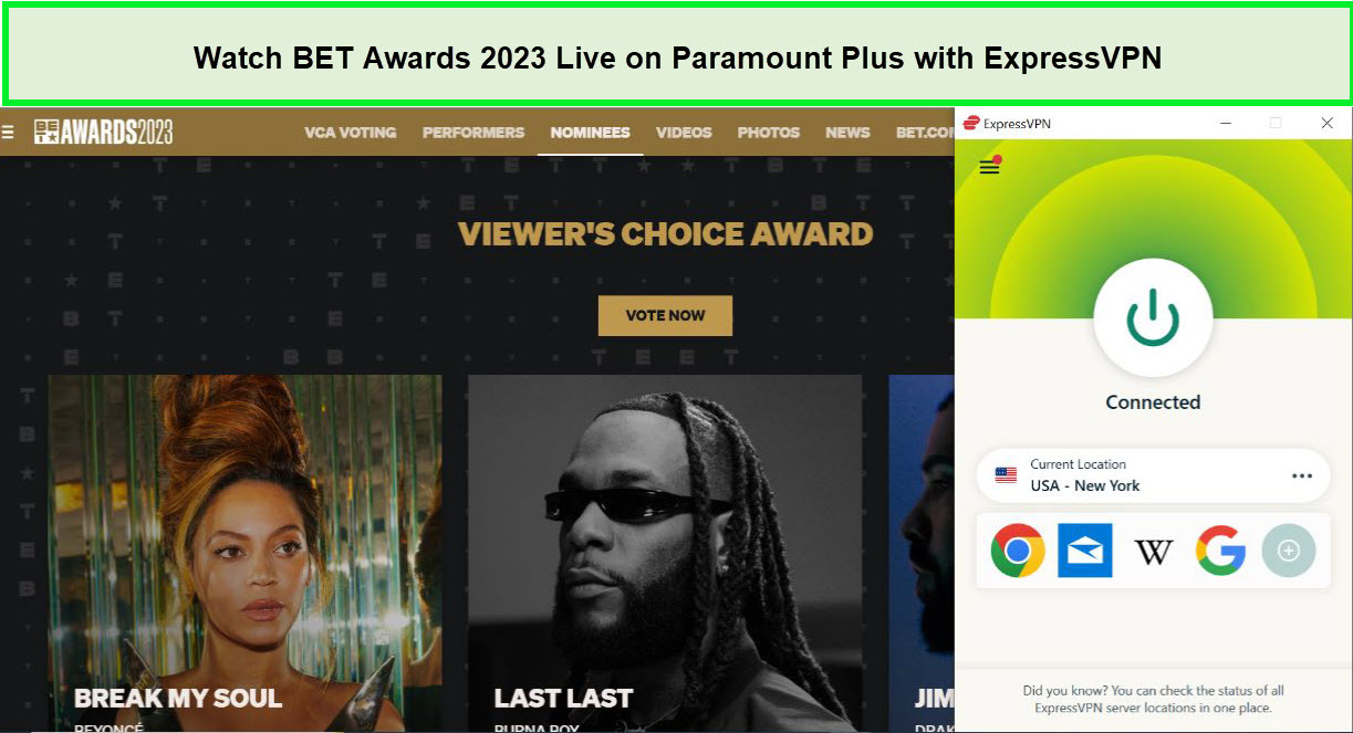 Watch-BET-Awards-2023-Live-in-Spain-on-Paramount-Plus-with-ExpressVPN