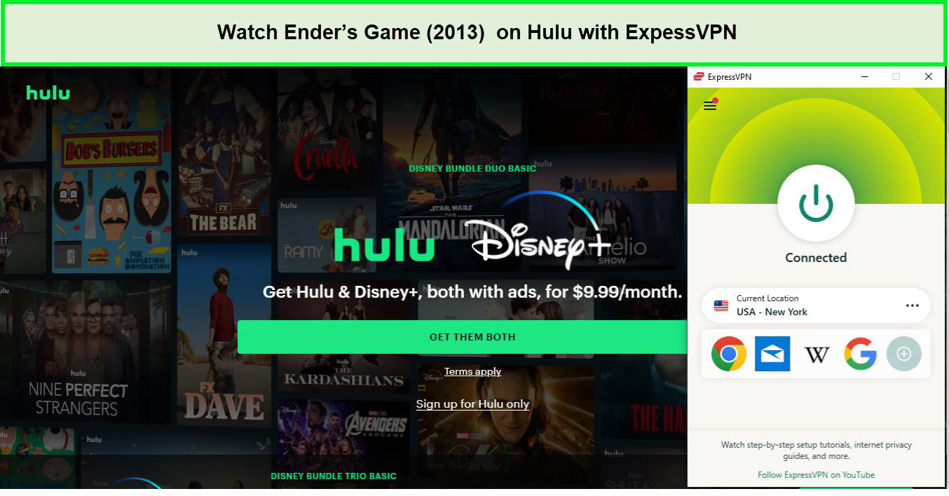 Watch-Enders-Game-2013-outside-USA-on-Hulu-with-ExpessVPN